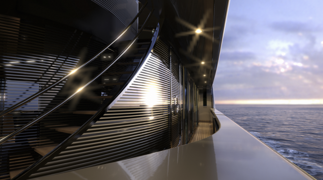 Detail of the Mondo Marine Yacht MONDO45 Explorer