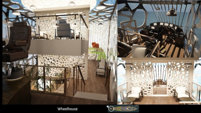 Details of the Hyun-Seok Kim designed mega yacht Voronoi Details of the Hyun-Seok Kim designed mega yacht Voronoi