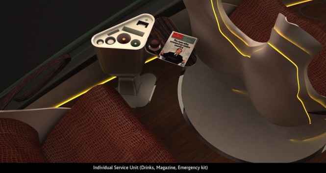 Hyun-Seok Kim designed 36 foot speed boat detail