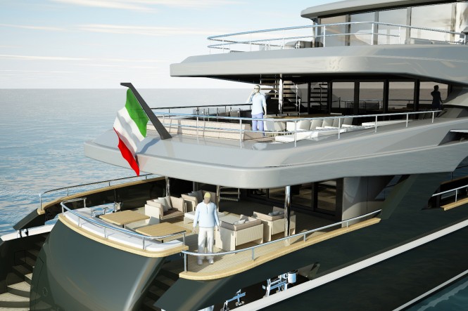 Mondomarine 54m yacht designed by Luca Dini 