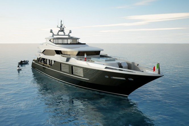 54m motor yacht by Mondo Marine 