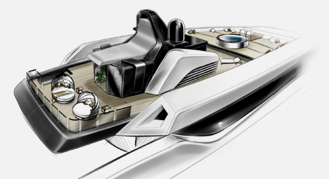Motor Yacht Icon 73 Milano by Hot Lab Design - Winter Garden