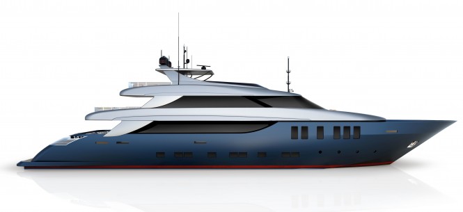 Motor yacht Ouranos – A 45m Nadara superyacht by Tecnomar in build