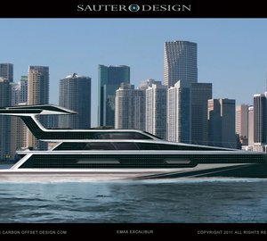 Net Zero 22m Emax Excalibur motor yacht by Sauter Carbon Offset Design and the Ned Ship Group
