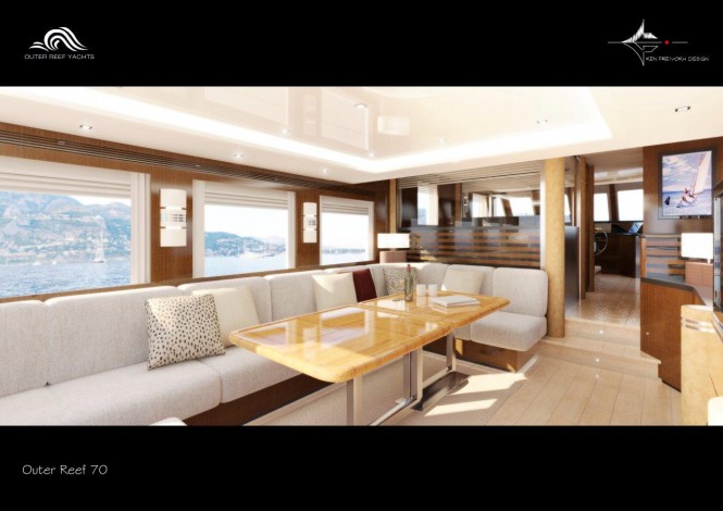 Outer Reef 70 motor yacht