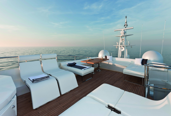 Pershing 108 motor yacht - flybridge