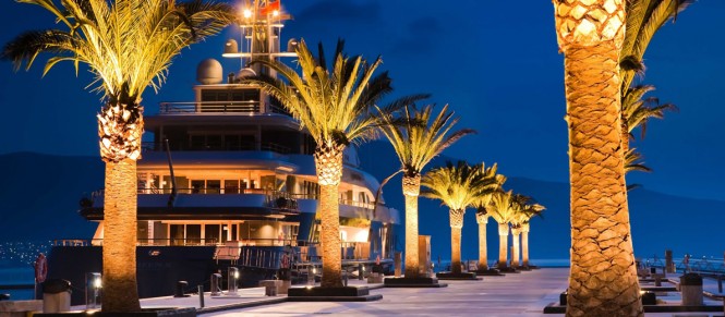 Porto Montenegro with Superyacht