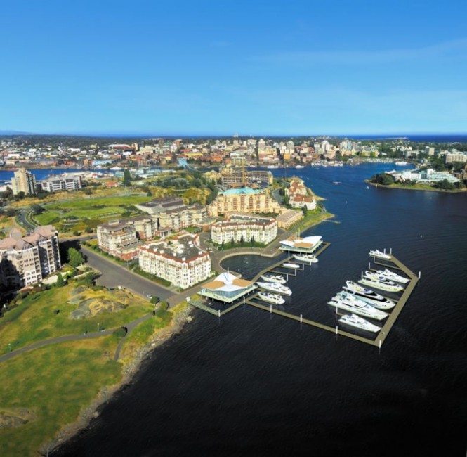 Revised View of Victoria Marina after the City of Victoria's rezoning  Credit Victoria International Marina