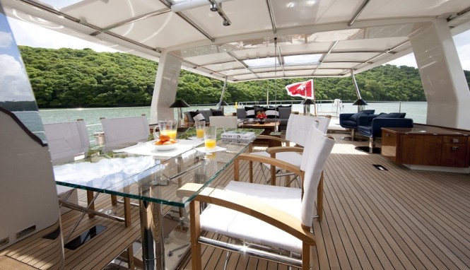 Sailing yacht AKALAM 60sqm Aft Deck