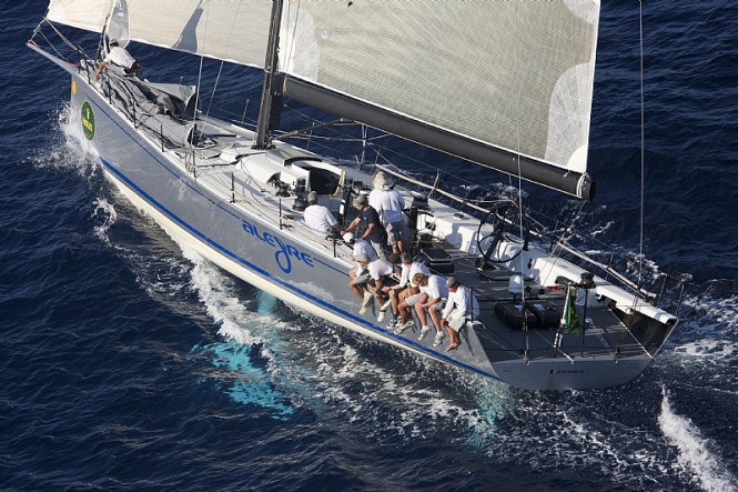 Sailing yacht Alegre Photo credit Rolex  Carlo Borlenghi