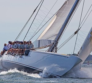 Sailing yacht Ranger wins J Class Regatta Newport