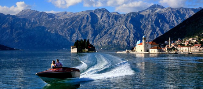 Sheltered by mountains the Bay of Kotor