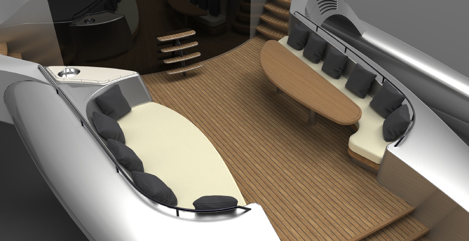 adastra yacht interior