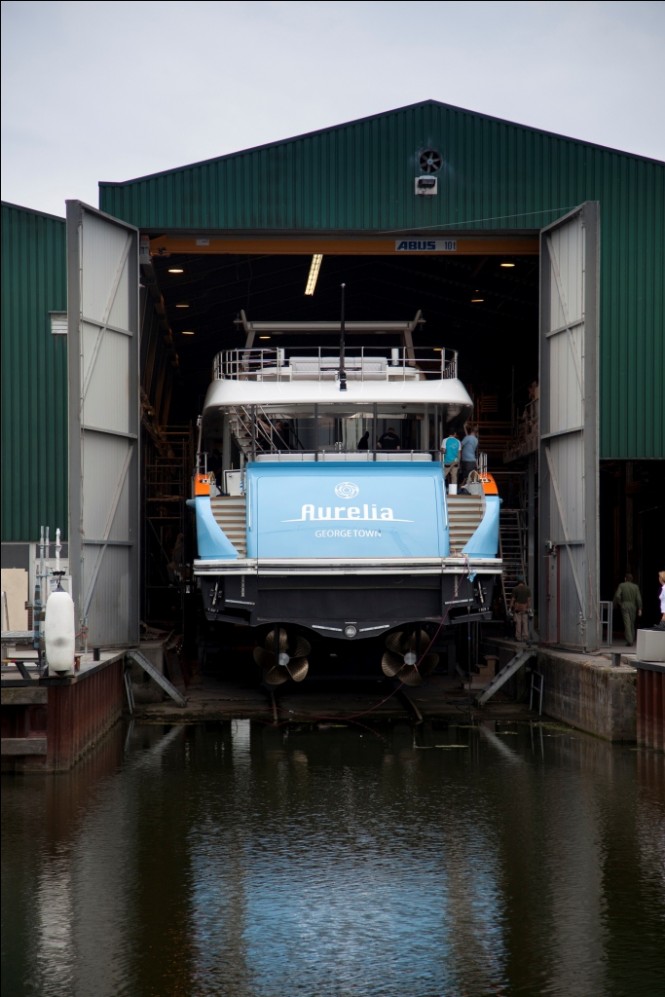 Superyacht Aurelia Launched by Heesen Yachts - photography by Emilio Bianchi