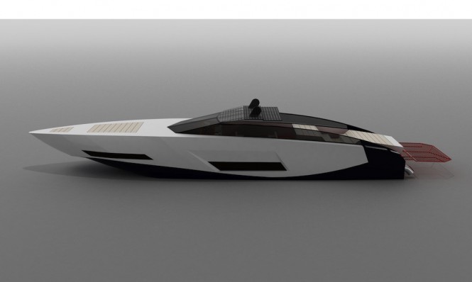 Superyacht ICY by Carlo Cafiero Architetto