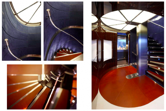 Superyacht SKY - Interior by Mojo-Stumer Associates - ATRIUM