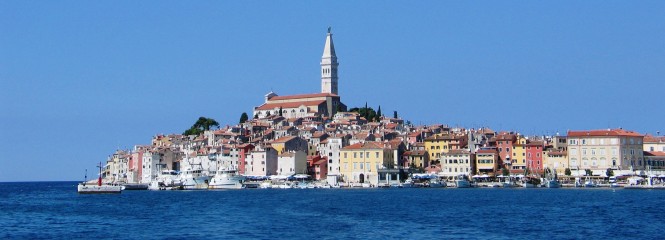 The Old Town of Rovinj in Croatia