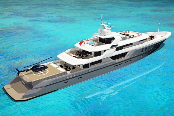 The Ruea 75m yacht -  a Recent BMT Nigel Gee Design Project