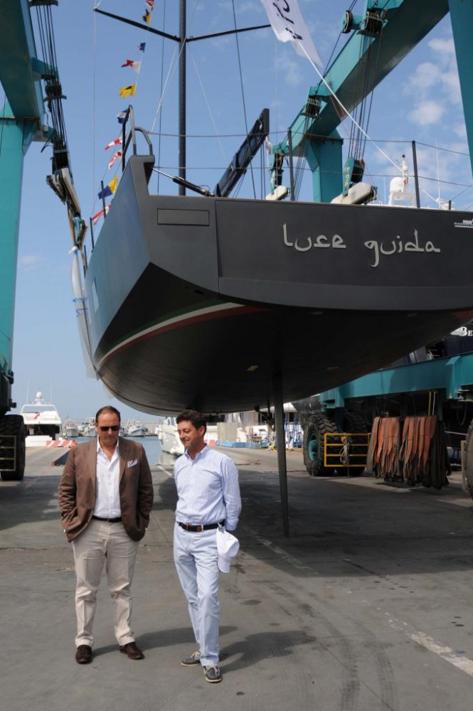 The Vismara V80 Maxi Sailing Yacht Luce Guida