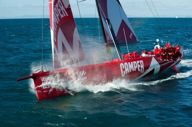 Volvo Ocean Race yacht CAMPER - Emirates Team New Zealand