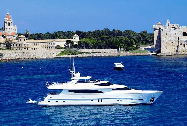 Yacht Annabel II in the Mediterranean