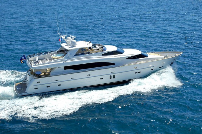 Yacht Annabel II underway