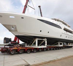 120ft Motor yacht Crystal by Dixon Yacht Design launched by Moonen Yachts