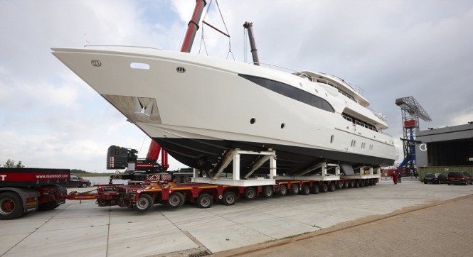 120ft Motor yacht Crystal by Dixon Yacht Design launched by Moonen Yachts