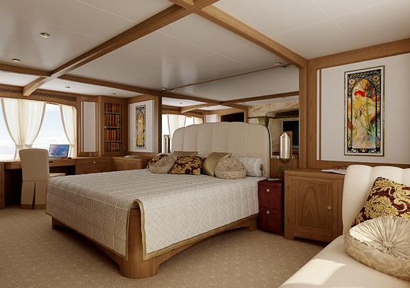 33m MS Yachts expedition yacht - Owner's cabin