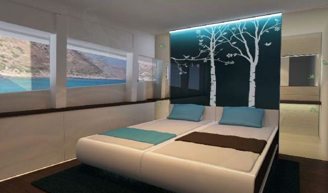 50m Motor yacht JoyMe by Philip Zepter Yachts - Double Cabin