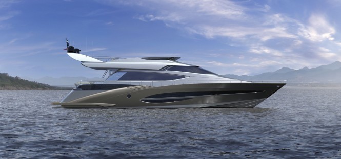 72' Motor yacht by Joachim Kinder Design to premiere at the Dubai boat show 2012.