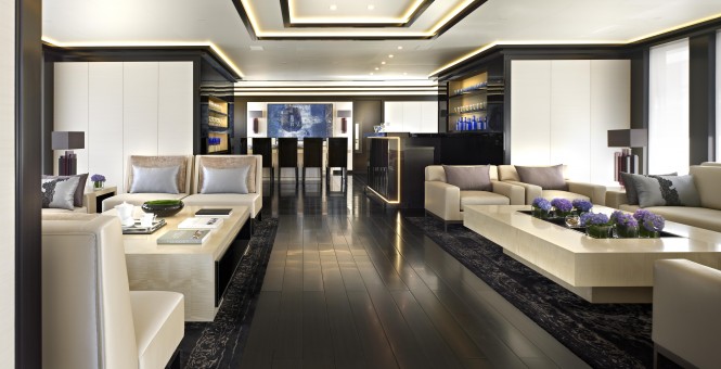 73.5m motor yacht Sapphire interior by NEWCRUISE - Yacht Projects & Design