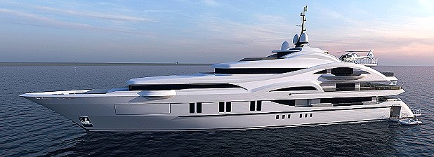 83m Superyacht Project Beach by Kusch Yachts and H2 Yacht Design