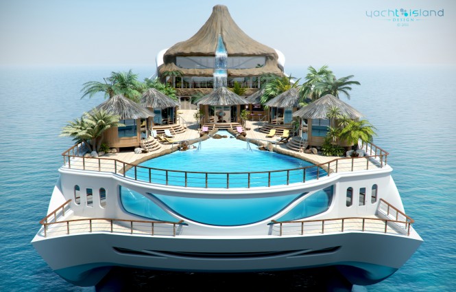 ‘Tropical Island Paradise’ motor yacht by Yacht Island Design  