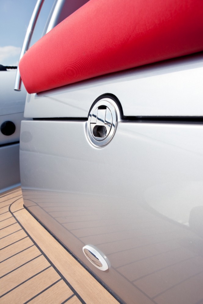 Another detail of the X8.5 superyacht tender by X-Craft