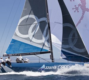 Audi Azzurra Sailing Team: 1st day at the Region of Sardinia Trophy
