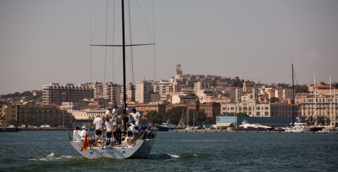 Boats head back after training - Photo Pedro Martinez - Audi MedCup - Region if Sardinia Trohphy 2011