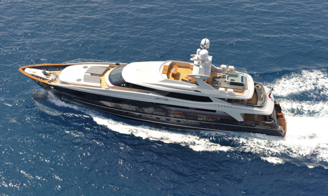 Charter Yacht Ancora is a sistership to superyacht Why Worry