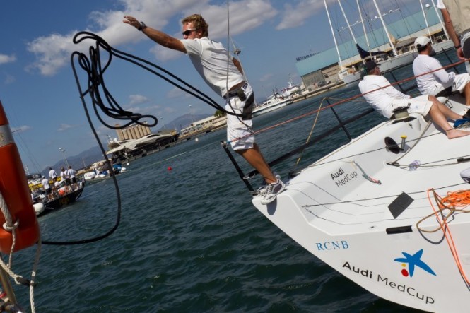 Dock Out Bribon - Region of Sardinia Trophy 2011 - Photo Ian Roman Audi MedCup