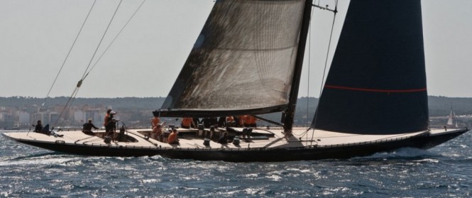 Sailing yacht Firefly's racing debut at Superyacht Cup, Palma - Credit F Class Yachts