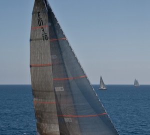 F-class sailing yacht Firefly racing debut at Superyacht Cup