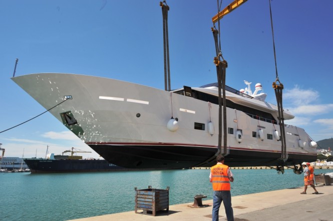 Nadara 30 Motor yacht Aurora launched by Tecnomar