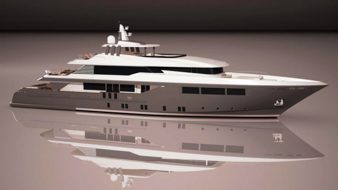 New DSME 43m motor yacht by Andrea Borzelli  