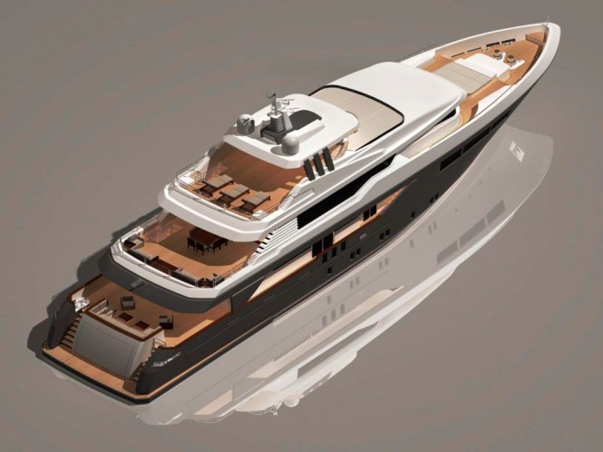 New DSME 43m superyacht by Andrea Borzelli 