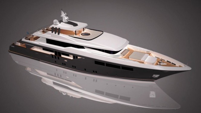 New DSME 43m motor yacht by Andrea Borzelli Yacht Design and Francesco Rogantin Naval Architect 