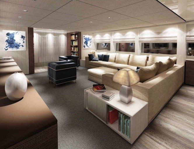 New Sanlorenzo SL94 motor yacht series Main Salon New Sanlorenzo SL94 motor yacht series Main Salon