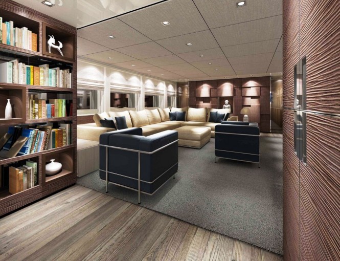 New Sanlorenzo SL94 motor yacht series Salon New Sanlorenzo SL94 motor yacht series Salon