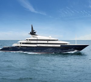The stunning Oceanco motor yacht SEVEN SEAS at the 2011 Monaco Yacht Show