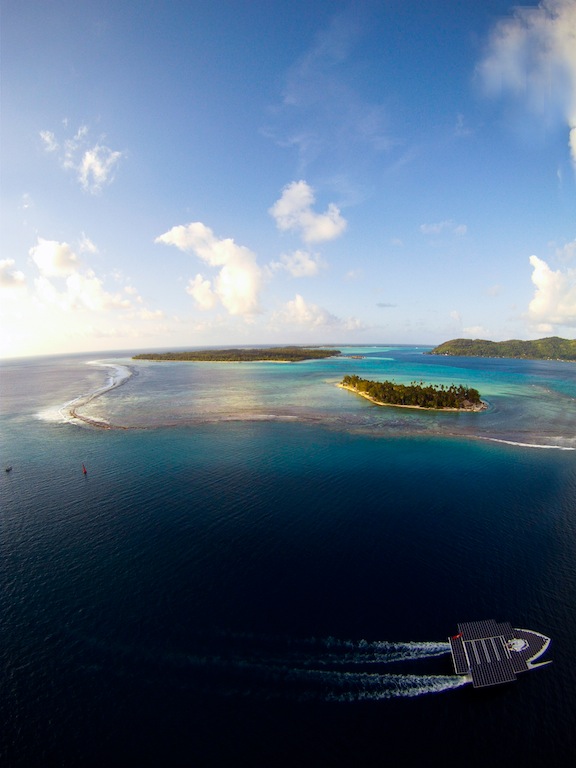 MS TURANOR PlanetSolar Yacht in one of the most beautiful yacht charter destinations - French Polynesia