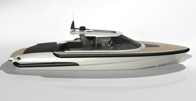 Ribbon 45SC motor yacht RIB by Vripack Design Studio